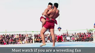 Kubere Nyekha, a wrestler to watch out/all bouts Chozuba Range Wrestling meet 2022/5.8 feet, 75 kg