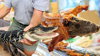 Inside the World of Crocodile Farming 🐊 Crocodile Meat Processing Factory - Alligator Farm for Meat