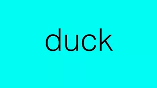 Duck How To Pronounce Duck In English