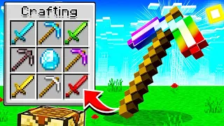 OVAKO SE PRAVI ULTIMATIVNI PICKAXE u MINECRAFTU! (ovo 99% ljudi ne zna..)