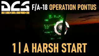 F/A-18 Operation Pontus Campaign | Mission 1 | Night Aerial Refueling | DCS