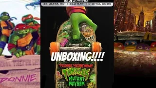 Teenage Mutant Ninja Turtles Mutant Mayhem 4K Blu-ray Steelbook Unboxing!!!!