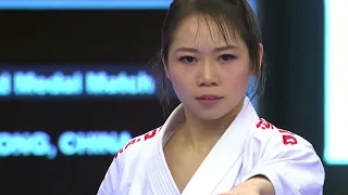 LAU GRACE (HKG) Female Kata Gold Medal Match Matosinhos 2022