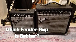 Fender Champion 20 vs Fender Frontman 10G - Which Cheap Practice Amp Is Better? Review & Comparison