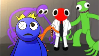 BLUE's SAD ORIGIN STORY RAINBOW FRIENDS ANIMATION