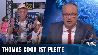 Thomas Cook ist pleite! Was wird aus den deutschen Urlaubern? | heute-show vom 27.09.2019