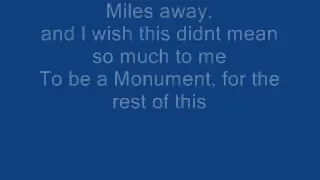 A day to remember Monument LYRICS