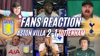 SPURS FANS REACTION TO YET ANOTHER DEFEAT TO 2-1 TO ASTON VILLA