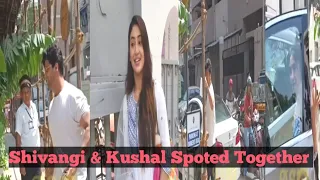 Shivangi Joshi And Kushal Tandon❤️Spoted Together😍New love Couple Kushiv Together And Hide To Media