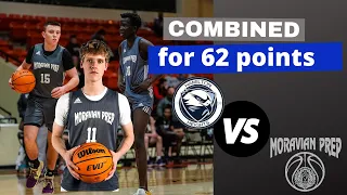 Mayar Wol, Eli Ellis, & Jackson Holt combines for 62 😳 | Moravian Prep vs Hamilton Heights