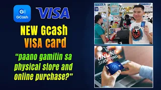 HOW TO USE GCASH VISA CARD (2023)｜Paano Gamitin Sa Physical Store At Online Purchase?