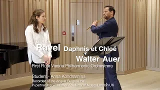 Daphnis et Chloé flute solo with Walter Auer