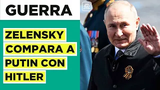 Rusia justifica invasión a Ucrania: Zelensky compara a Putin con Hitler