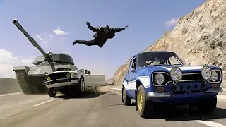 Форсаж 6 Fast & Furious 6  Гоночки с танком. Часть-2