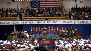 President Obama Gives Commencement Address at Kalamazoo Central High School