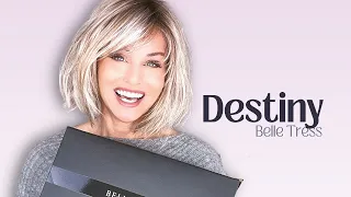 EARLY LOOK!! Belle Tress DESTINY Wig Review | UNBOXING & 2 COLORS! | A NEW & unique BOB!