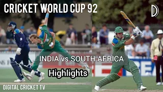 CRICKET WORLD CUP 92 / INDIA vs SOUTH AFRICA / 32th Match / HD Highlights / DIGITAL CRICKET TV