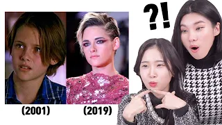 Korean Girls React to Best Celebrity Glow Ups!