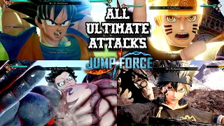 Jump Force - All Ultimate Attacks & Transformations