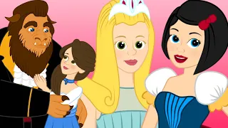 PRINCESAS | A Bela e A Fera + A Bela Adormecida + Branca de Neve | Contos | Desenho Animado