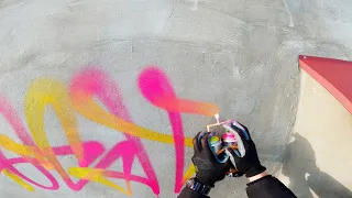 Graffiti - Tesh | DOUBLE COLOR | GoPro [4K]