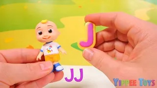 Learn the Whole Alphabet with Cookie Letters and Peppa Pig Toys for Kids | Educational Toy Video