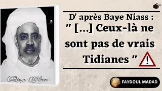 Les 4 catégories de Tidiane selon Cheikh Ibrahim Niass