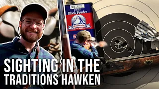 Traditions Hawken First Shots, X RING Right Out Of The Box!!