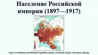 Население Российской империи (1897—1917)