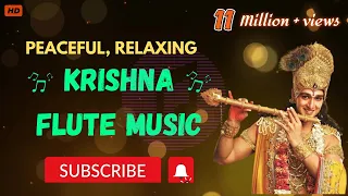 Relaxing Krishna Flute Music | Relaxing Peaceful Music #krishna #flute #relaxing #viral