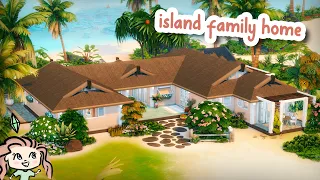 Island Family Home 🌴 || The Sims 4 Speed Build