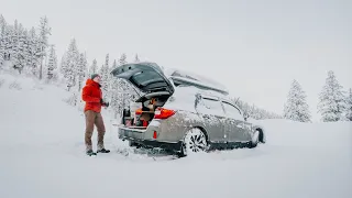 Solo Winter Snow Camping in Subaru: Why I Car Camp