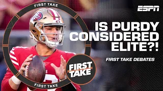 What will it take for Brock Purdy to be considered ELITE? Is a Super Bowl WIN enough? | First Take