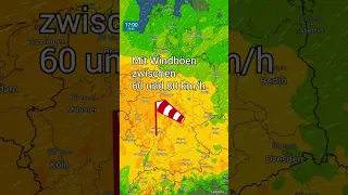 Am Samstag weht ein ganz anderer Wind 😫🫣. #wetter #sturm #shorts