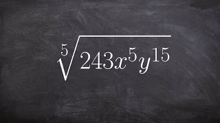 Simplifying a radical expression with the index