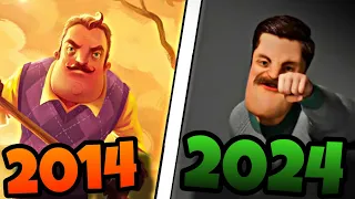 Evolution of HELLO NEIGHBOR [2014 - 2024]