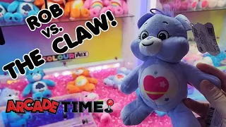 Surprise Claw Machine Video At Arcade Time | Rob Vs. The Claw