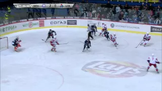 Lokomotiv @ Medvescak 11/27/2014 Highlights / Медвешчак - Локомотив 3:4ОТ