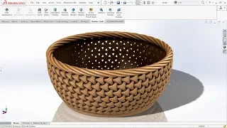 How to make 'Fruit Basket' in Solidworks 2016