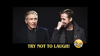 Ryan Gosling & Harrison Ford Being Assholes To Each Other 😂😂 #LOWI