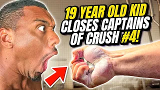 WOW! 19-Year Old has the Strongest Grip I have ever Seen! Captains of Crush #4 Closed!