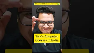 Top 5 Computer Courses After 12th | Best Computer Courses | By Sunil Adhikari #shorts #shortsfeed