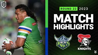 NRL 2023 | Raiders v Knights | Match Highlights