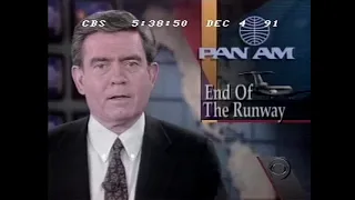 CBS News Clip: "The End of the Runway" (December 4, 1991)