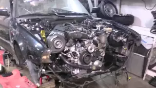 Bmw E34 540i turbo first start