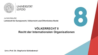 Vorlesung Völkerrecht II, 8. Sitzung (08.06.2021)