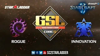 2018 GSL Season 3 Ro16, Group B, Match 2: Rogue (Z) vs INnoVation (T)