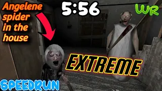 Granny - Speedrun(5:56), Angelena spider running in the house in Extreme, WR