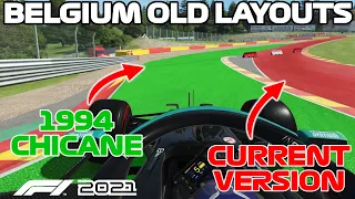 DRIVING THE OLD SPA F1 TRACK LAYOUTS!