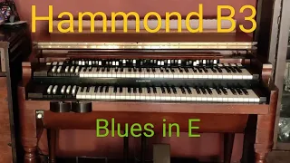Hammond B3 : Blues in E
